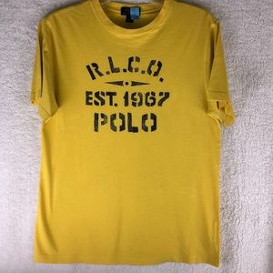 Polo Yellow T-shirt Large (14-16)